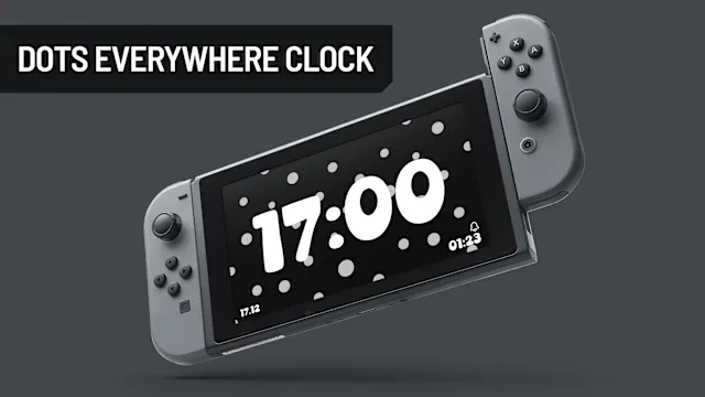 Dots Everywhere Clock