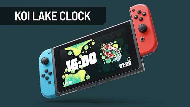 Koi Lake Clock