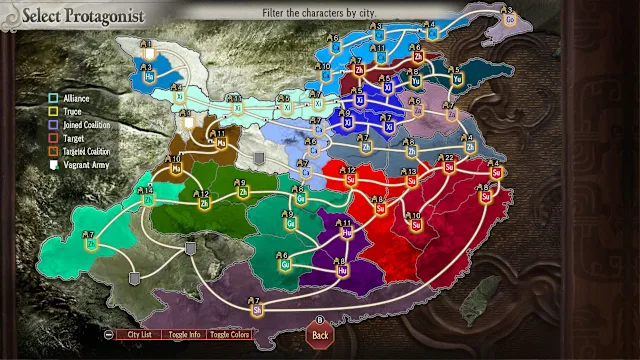 Scenario "Tiger Generals of the Three Kingdoms, Locked in Battle!" screenshot 1