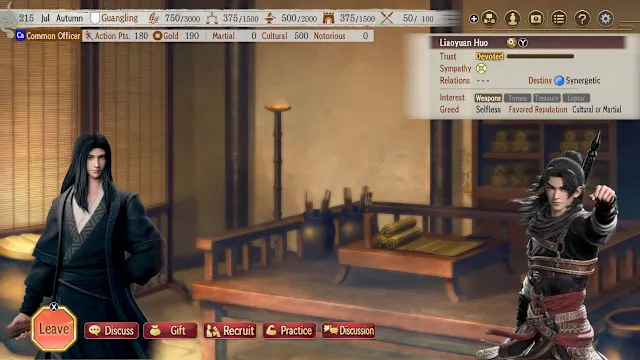 "The Ravages of Time" Collaboration: Liaoyuan Huo and Sima Yi Officer Data screenshot 2