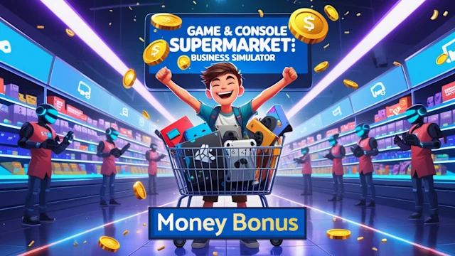 Game & Console Supermarket: Business Simulator Money Bonus