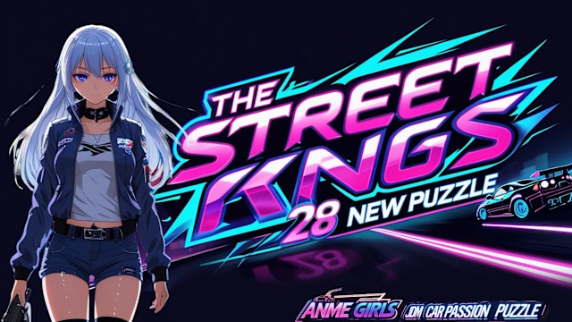 Anime Girls: JDM Car Passion Puzzle The Street Kings