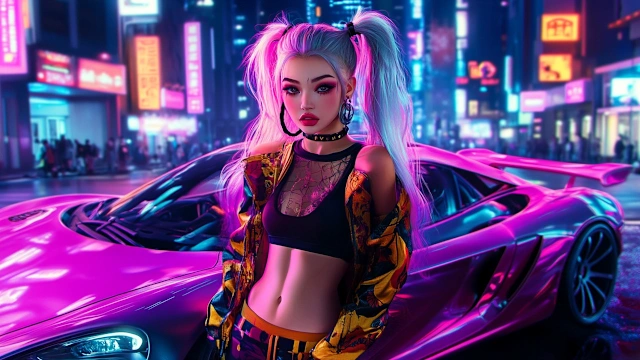 Anime Girls: JDM Car Passion Puzzle Gearheads and Glamour screenshot 1