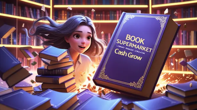 Book Supermarket: Library Manager Simulator Cash Grow