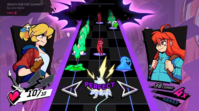 Rift of the NecroDancer: Celeste - "Reach for the Summit" screenshot 2