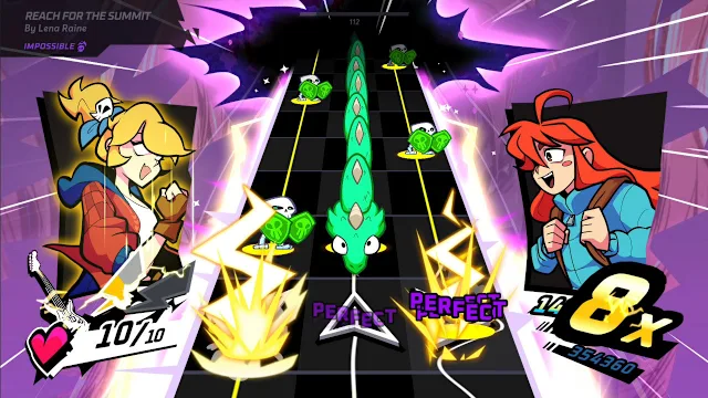 Rift of the NecroDancer: Celeste - "Reach for the Summit" screenshot 5