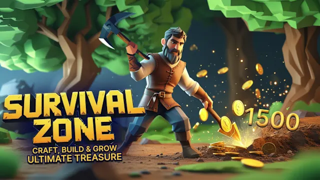 Survival Zone: Craft, Build & Grow Ultimate Treasure