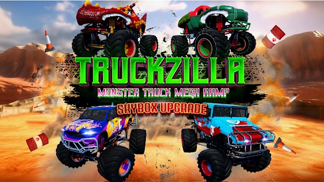 Truckzilla - Monster Truck Mega Ramp: Skybox Upgrade