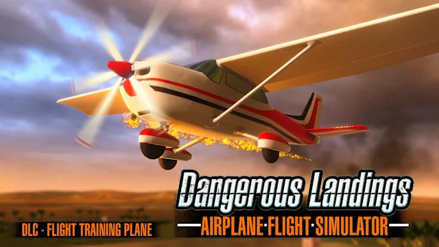 Airplane Flight Simulator : Dangerous Landings DLC - Flight Training Plane