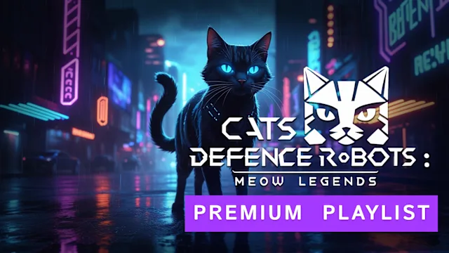 Cats Defense Robots: Meow Legends PREMIUM PLAYLIST