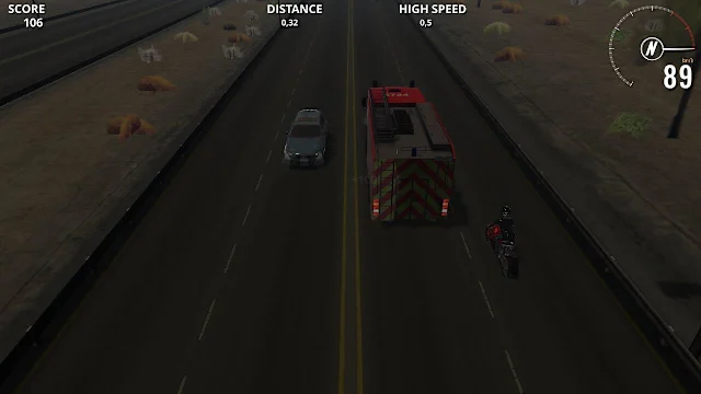 Highway Bikers: Moto Racing Simulator DESERT DREAM screenshot 2