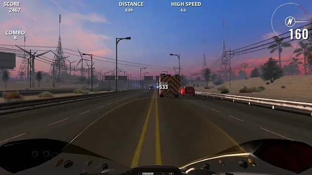 Highway Bikers: Moto Racing Simulator DESERT DREAM screenshot 1