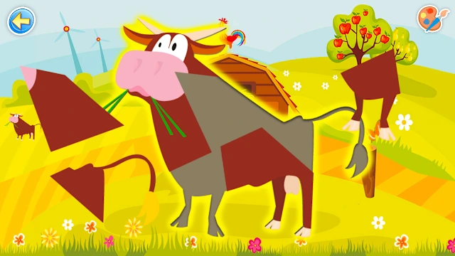 Farm Animals Coloring Games for Kids Fun Drawing Play 2+ years screenshot 2