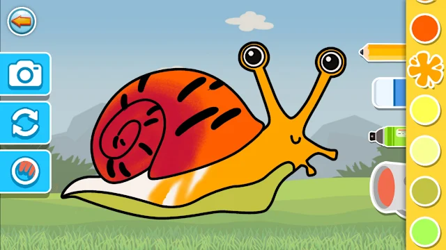 Savanna Animals Painting for Kids Coloring Fun Games 3+ 4+ screenshot 3