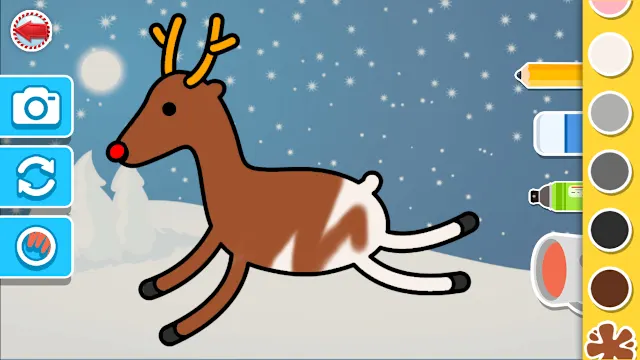 Christmas Coloring Santa Claus Drawings & Fun Games for kids 2+ screenshot 3