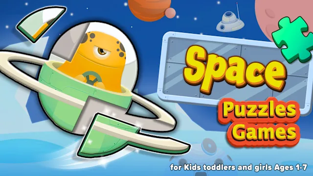 Space Puzzles Games for Kids toddlers and girls Ages 1-7
