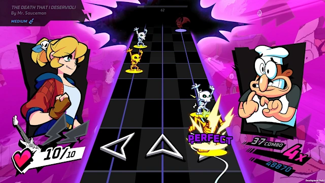 Rift of the NecroDancer: Pizza Tower - "The Death That I Deservioli" screenshot 3