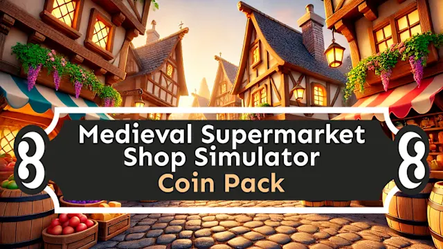 Medieval Supermarket Shop Simulator Coin Pack