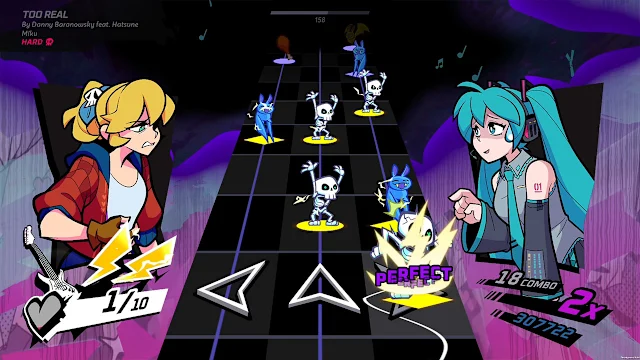 Rift of the NecroDancer: Hatsune Miku - "Too Real" screenshot 1