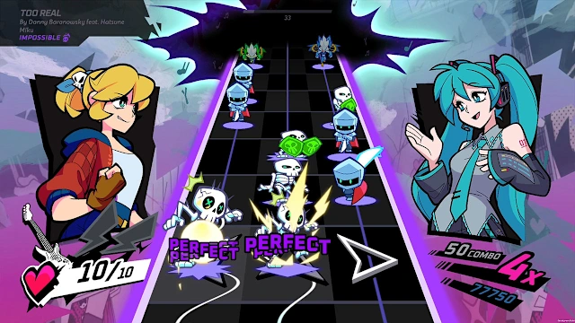 Rift of the NecroDancer: Hatsune Miku - "Too Real" screenshot 3