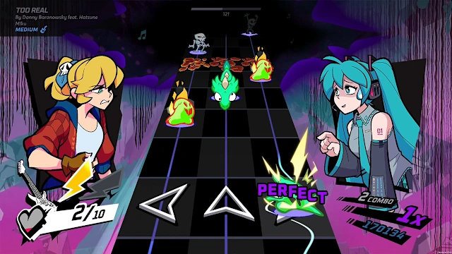 Rift of the NecroDancer: Hatsune Miku - "Too Real" screenshot 4