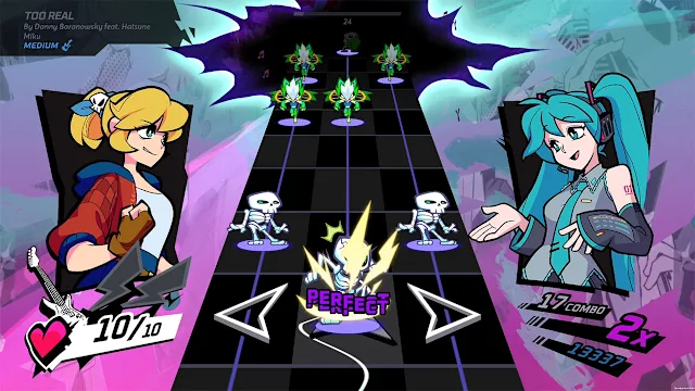 Rift of the NecroDancer: Hatsune Miku - "Too Real" screenshot 5