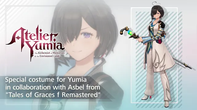 Special costume for Yumia in collaboration with Asbel from "Tales of Graces f Remastered"