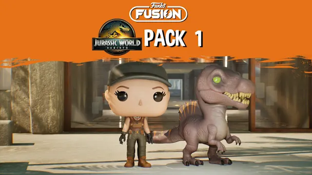 Funko Fusion - Jurassic World Rebirth Pack 1 -Zora Bennett and Spinosaurus