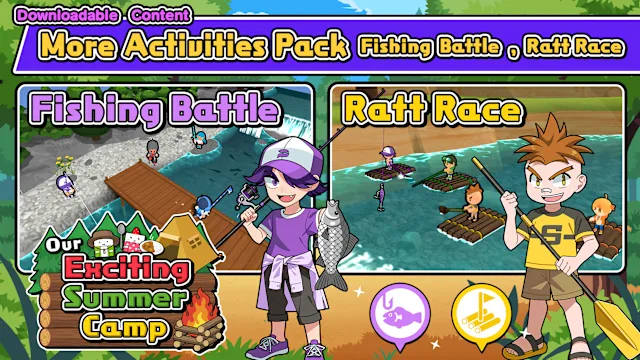 More Activities Pack (Fishing, Raft Race)