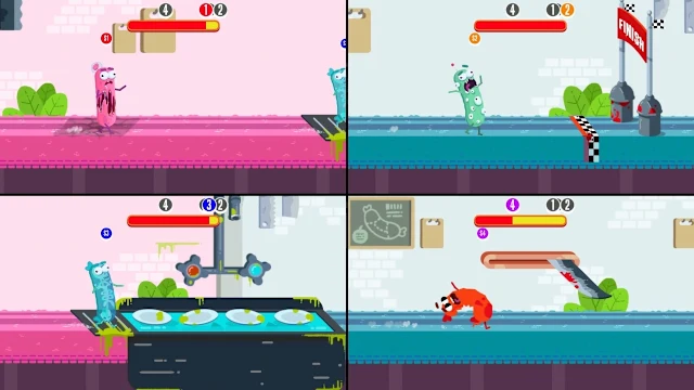 Run Sausage Run!: Eyes, Brains and Bones screenshot 1