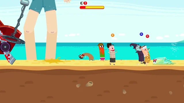 Run Sausage Run!: Old, Ancient and Fossil screenshot 2