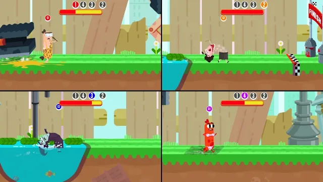 Run Sausage Run!: Old, Ancient and Fossil screenshot 1