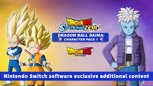 DRAGON BALL: Sparking! ZERO - Dragon Ball DAIMA: Character Pack 1