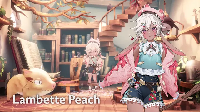 WitchSpring R Costume - Fluffy Peach Set screenshot 0