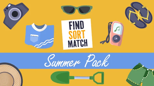 Find Sort Match - Summer Pack