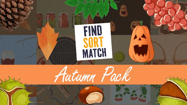 Find Sort Match - Autumn Pack