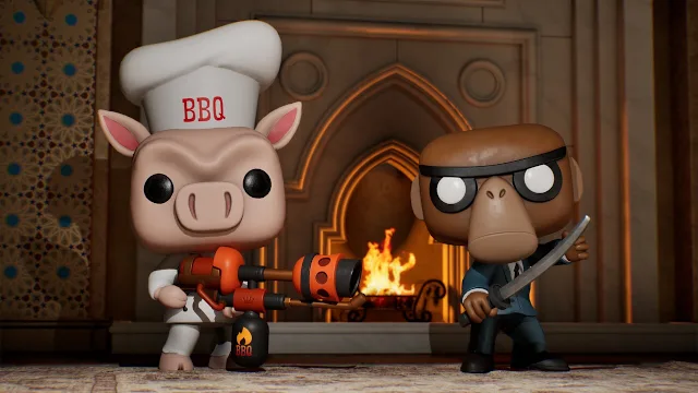 Funko Fusion - Fantastik Plastik Pack 1 - Monkey Assassin and Sam screenshot 0