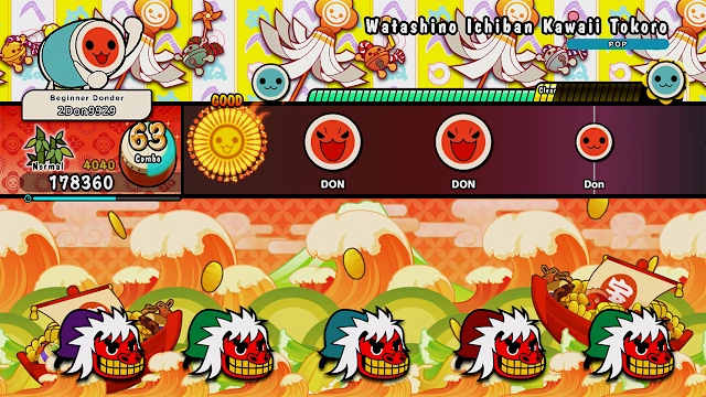 Taiko no Tatsujin: Rhythm Festival - KAWAII Pop Idol Pack screenshot 0