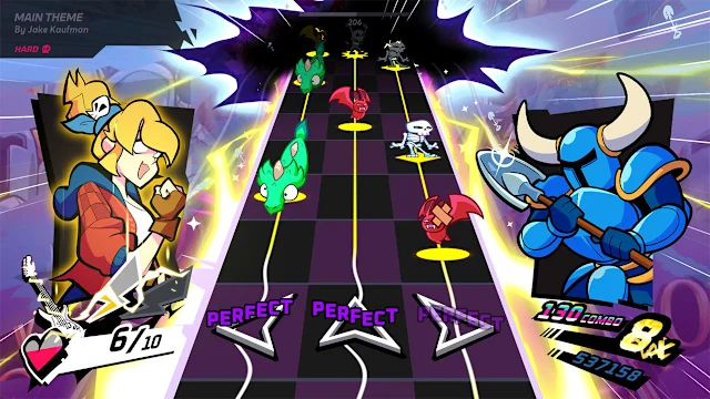 Rift of the NecroDancer: Shovel Knight - "Main Theme" screenshot 2