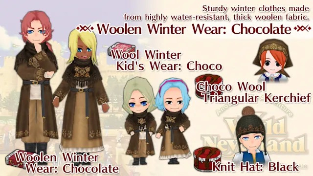 Woolen Winter Wear: Chocolate