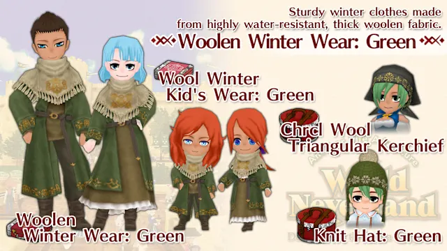 Woolen Winter Wear: Green