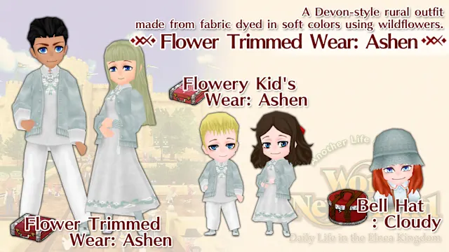 Flower Trimmed Wear: Ashen