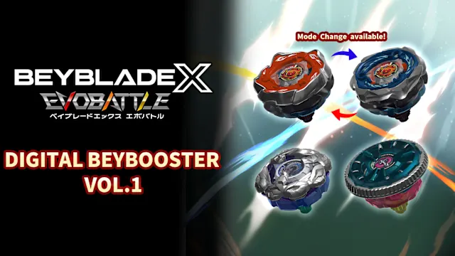 BEYBLADE X EVOBATTLE DIGITAL BEYBOOSTER VOL.1