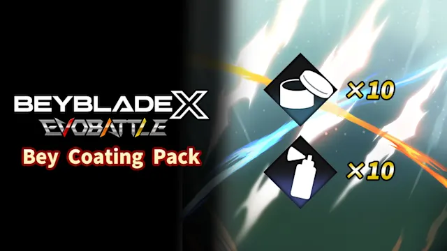 BEYBLADE X EVOBATTLE BEY COATING ITEM SET