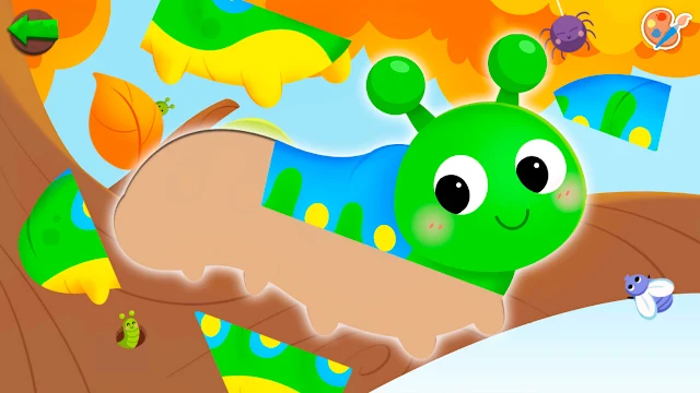 Bugs Coloring Book & Puzzles: Creative Games for Kids 3+ screenshot 0