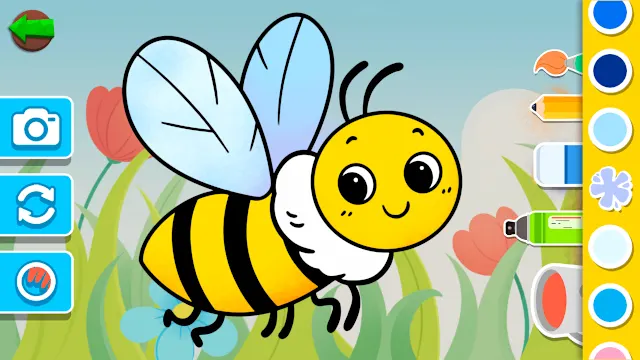 Bugs Coloring Book & Puzzles: Creative Games for Kids 3+ screenshot 3