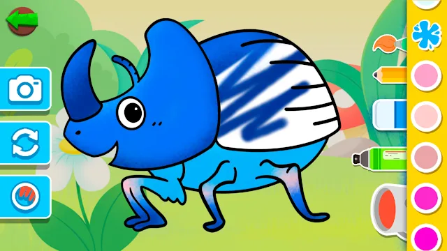 Bugs Coloring Book & Puzzles: Creative Games for Kids 3+ screenshot 5