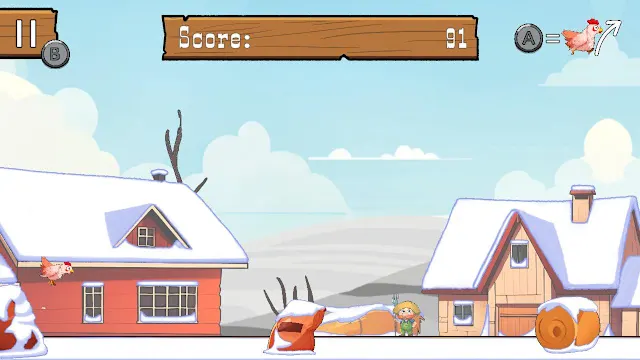 Run Chicken Run Christmas screenshot 0