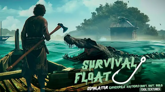 Survival Float Simulator - Crocodile Waters Craft, Raft, Build: Tool Textures