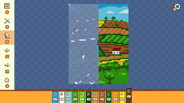Pixel Cross Stitch Color by Number: Landscapes 3 screenshot 1